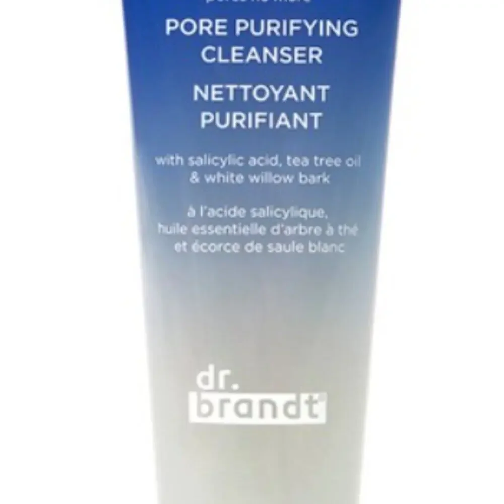Dr Brandt Pores No More Pore Purifying Cleanser Exfoliant Oily Combination Skin